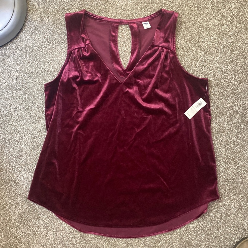 NWT Old Navy Velvet Top